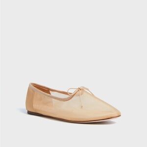 Loeffler Randall Landon Caramel Mesh Flats